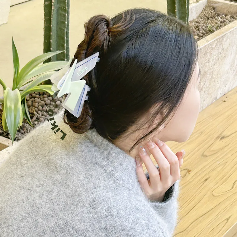 LIKIO Acetate Plate Hair Clips Women's-5