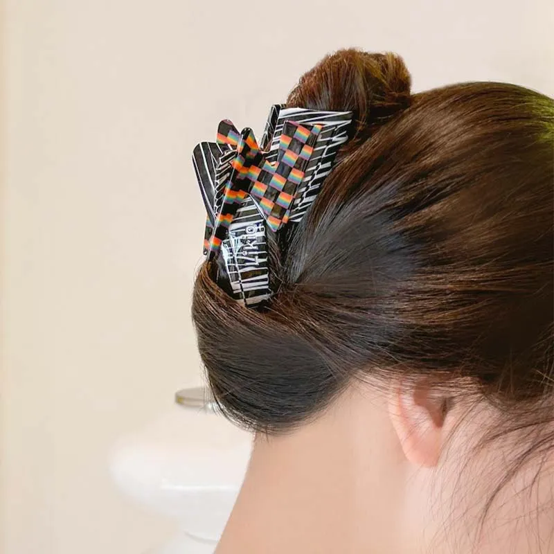 LIKIO Acetate Plate Hair Clips Women's-12
