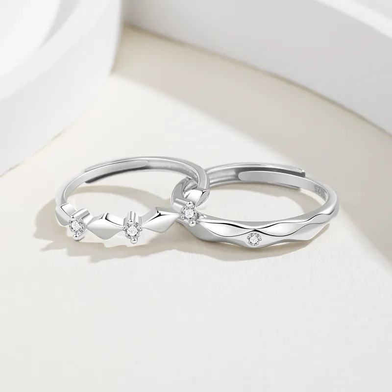 OWNCOOL 925 Sterling Silver Rings Unisex-2
