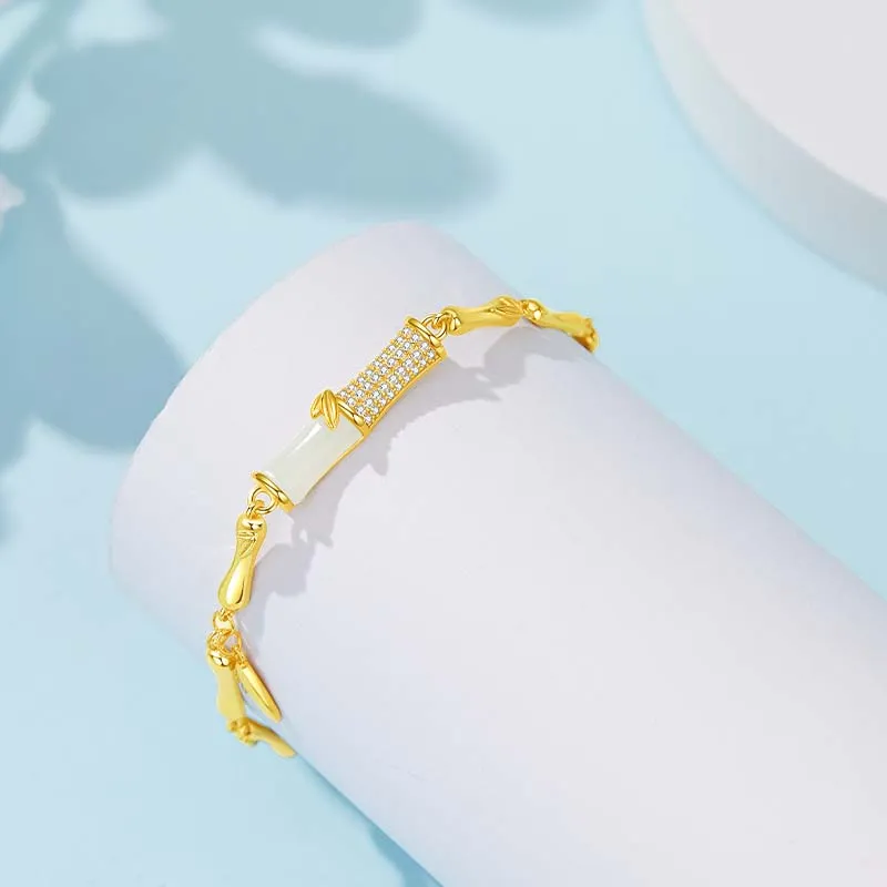 OWNCOOL Hetian Jade Bracelets Green Jade Women's-1