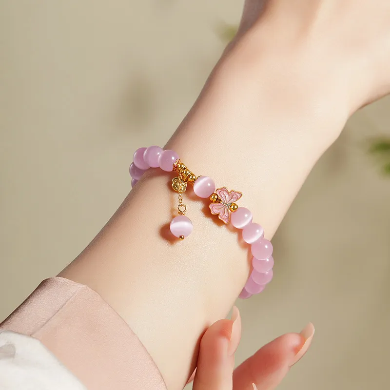 OWNCOOL Glass Cat Eye Bracelets Unisex-3