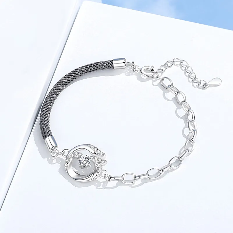 OWNCOOL S925 Silver Bracelets Unisex-5