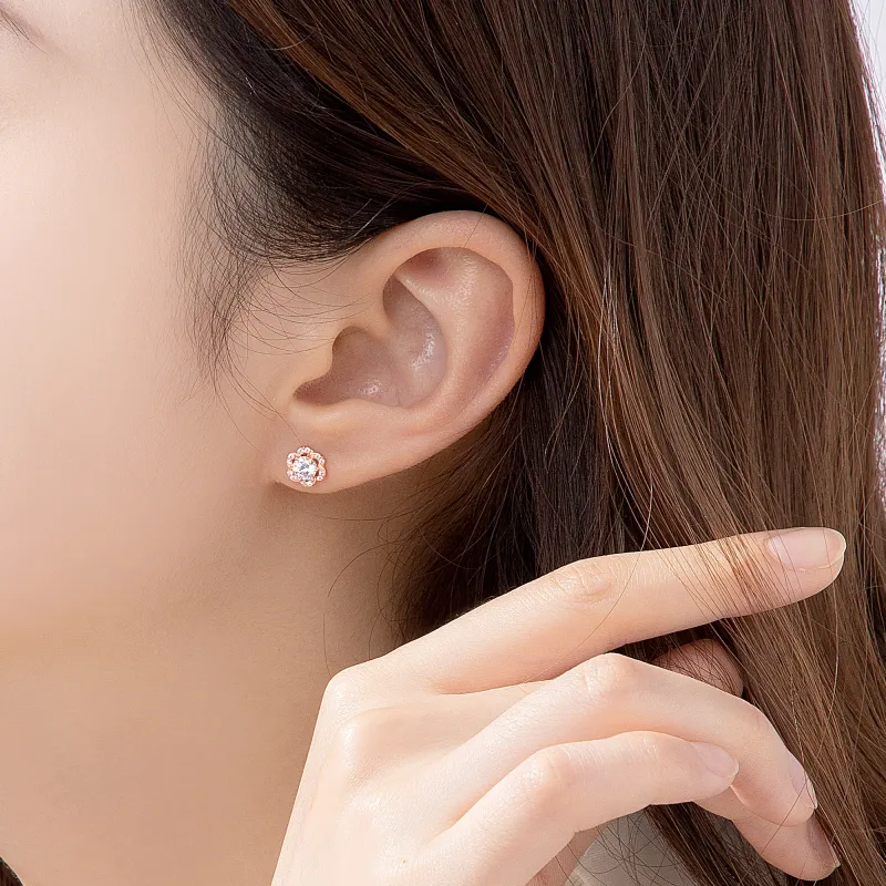 OWNCOOL S925 Silver Stud Earrings Women's-2