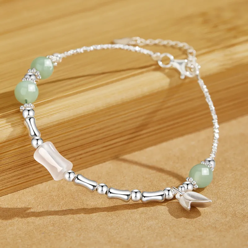 OWNCOOL Hetian Jade Bracelets Pale Greenish White Jade Women's-1