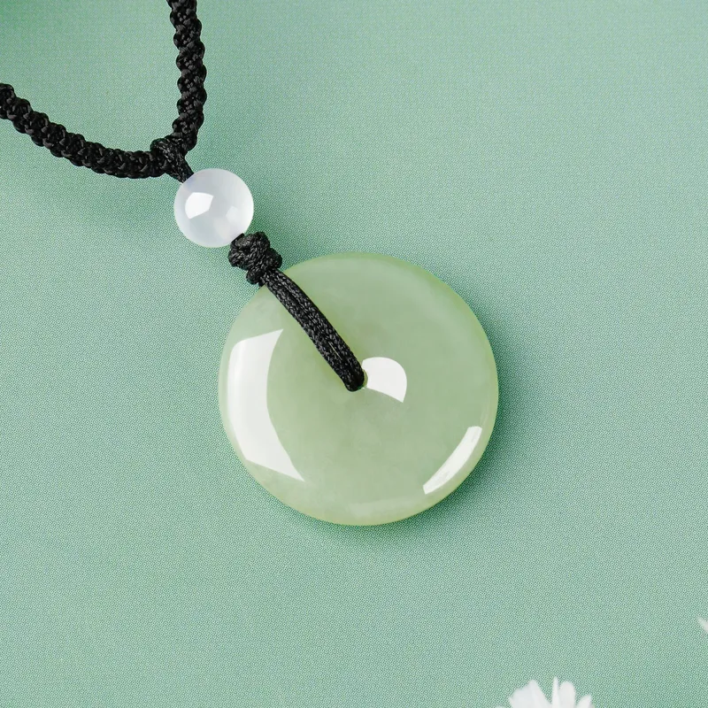 OWNCOOL Pendants Pale Greenish White Jade Unisex-7