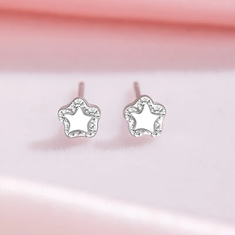 OWNCOOL S925 Silver Stud Earrings Women's-4