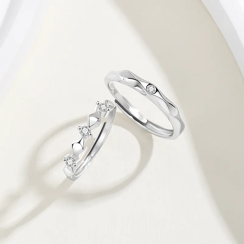 OWNCOOL 925 Sterling Silver Rings Unisex-1