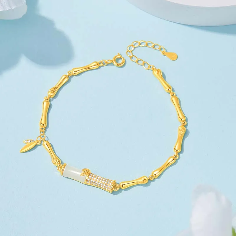 OWNCOOL Hetian Jade Bracelets Green Jade Women's-2
