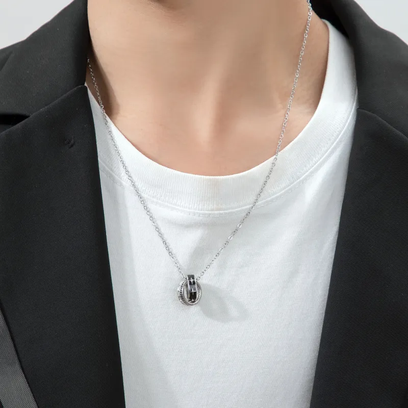 OWNCOOL S925 Silver Necklaces Men's-5