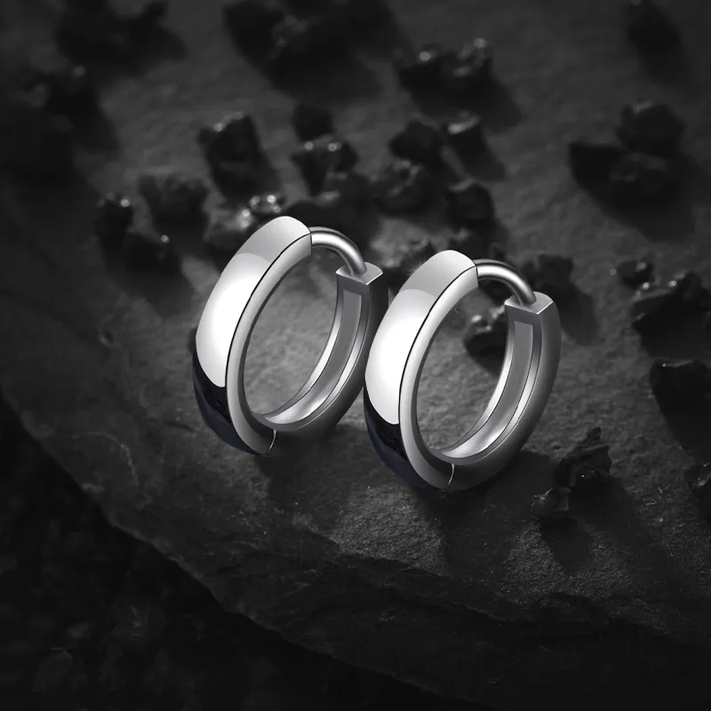 OWNCOOL S999 Fine Silver Earrings Men's-6