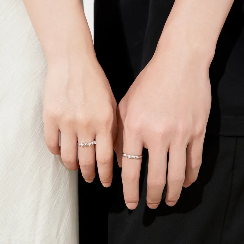 OWNCOOL 925 Sterling Silver Rings Unisex-6