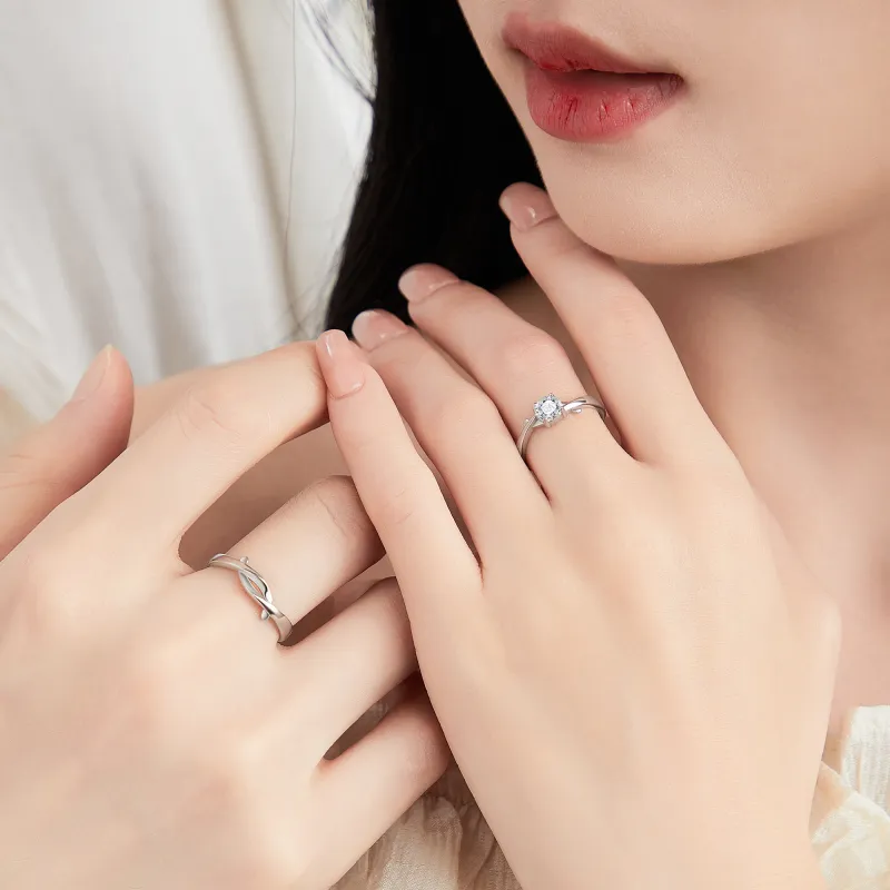 OWNCOOL 999 Fine Silver Ring Gift Box Set Unisex-4