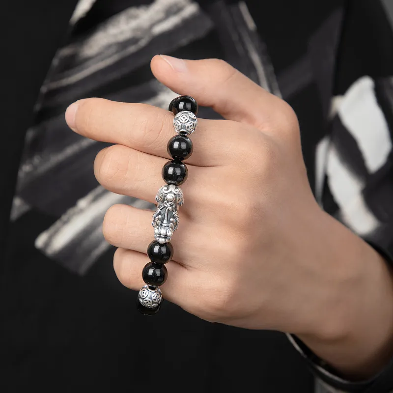 OWNCOOL Obsidian Jade Bracelets Men's-2
