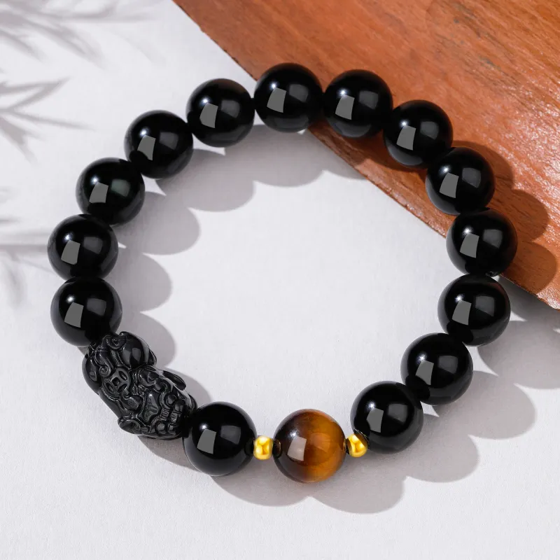 OWNCOOL Obsidian Jade Bracelets Men's-1