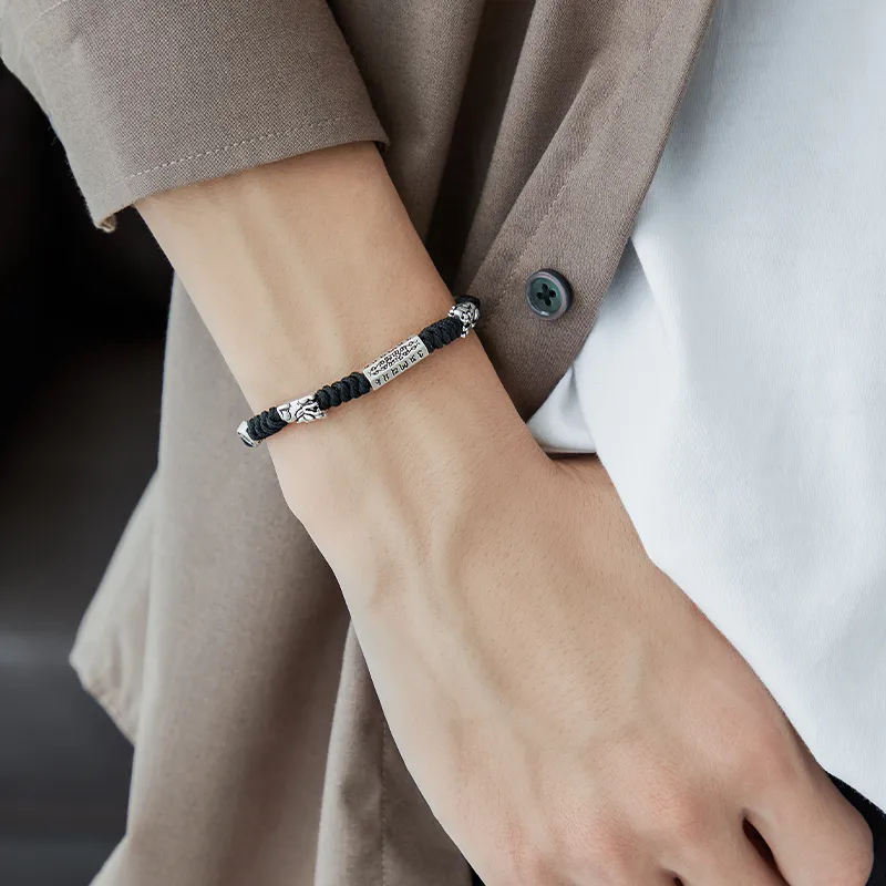 OWNCOOL S925 Silver Rope Bracelets Unisex-2