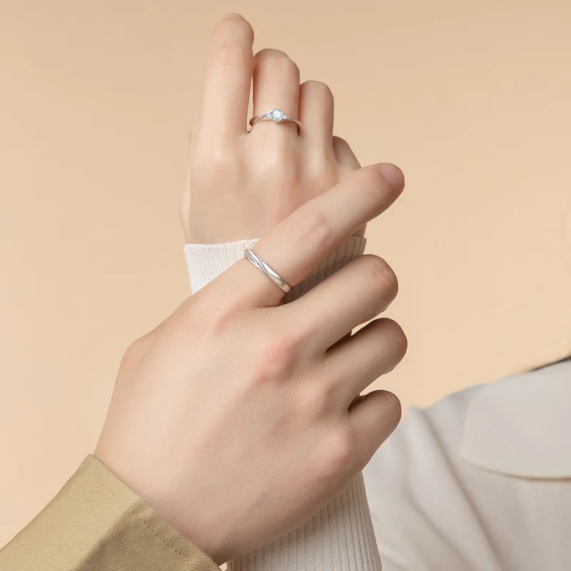 OWNCOOL 925 Sterling Silver Ring Birthday Box Gift Unisex-4