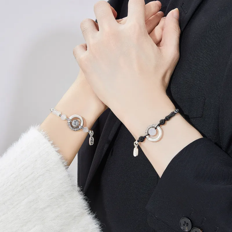 OWNCOOL Natural Chalcedony Bracelets Unisex-5