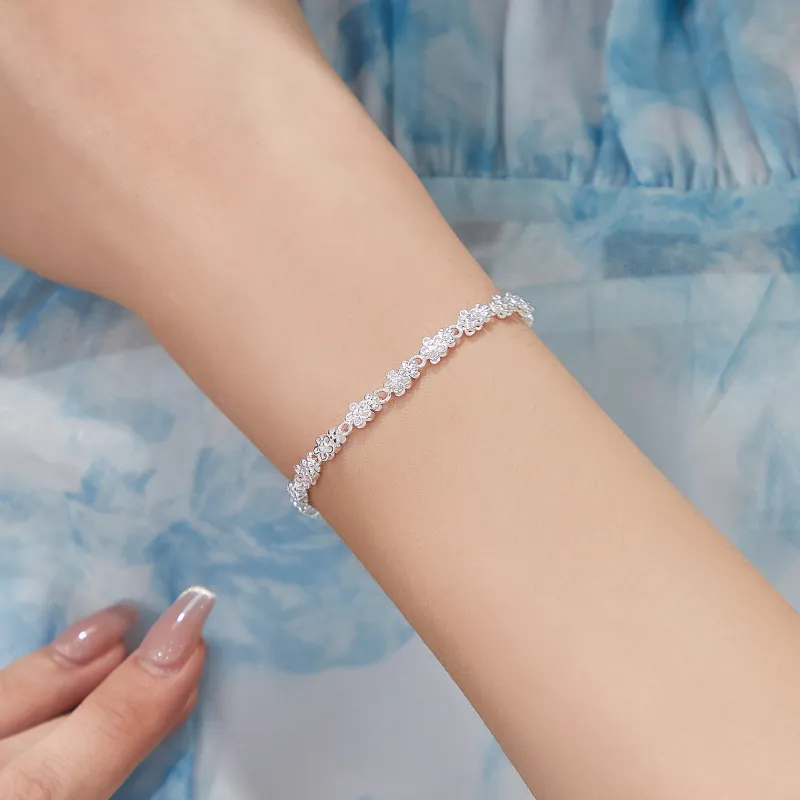 OWNCOOL 925 Sterling Silver Bracelet Box Women's-4