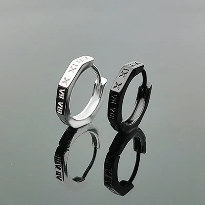 OWNCOOL 925 Sterling Silver Earrings Men's-2