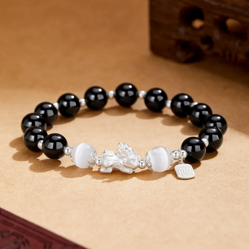 OWNCOOL Glass Cat Eye Jade Bracelets Unisex-7