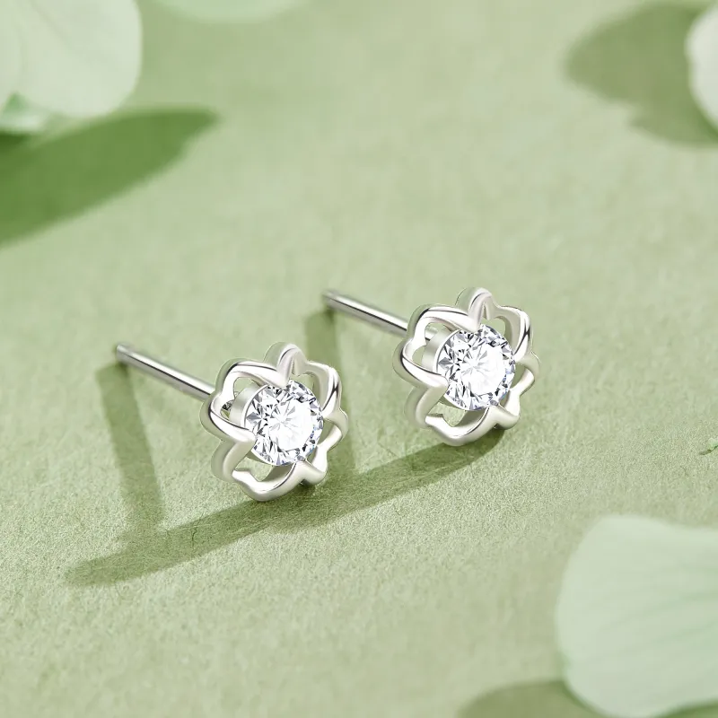 OWNCOOL 925 Sterling Silver Stud Earrings Gift Box Set Women's-3