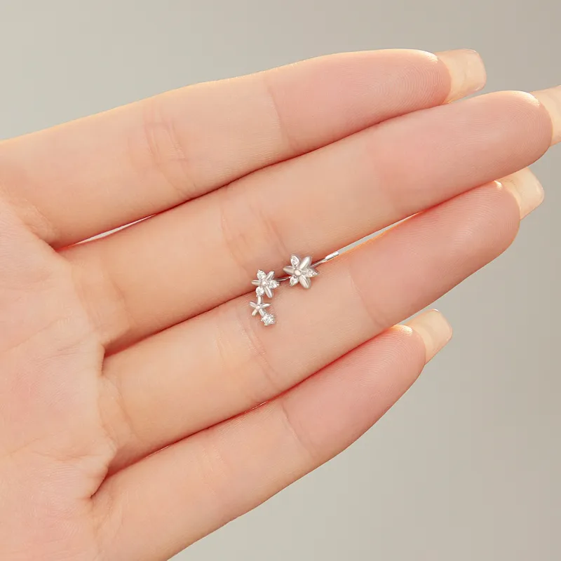 OWNCOOL S925 Silver Stud Earrings Women's-5