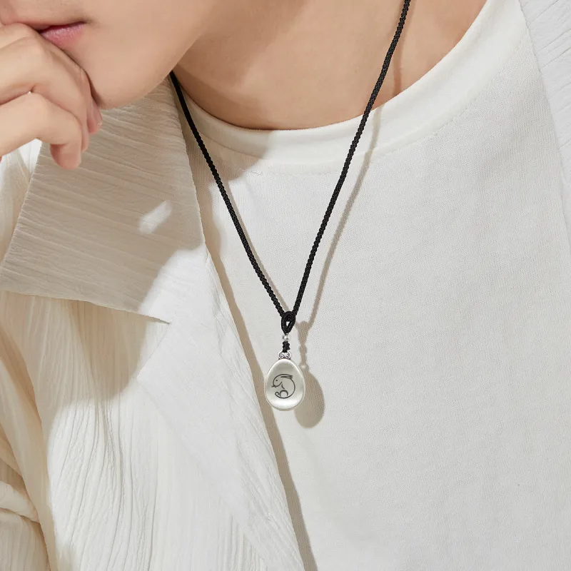 OWNCOOL 999 Fine Silver Sterling Silver Necklaces Women's-25