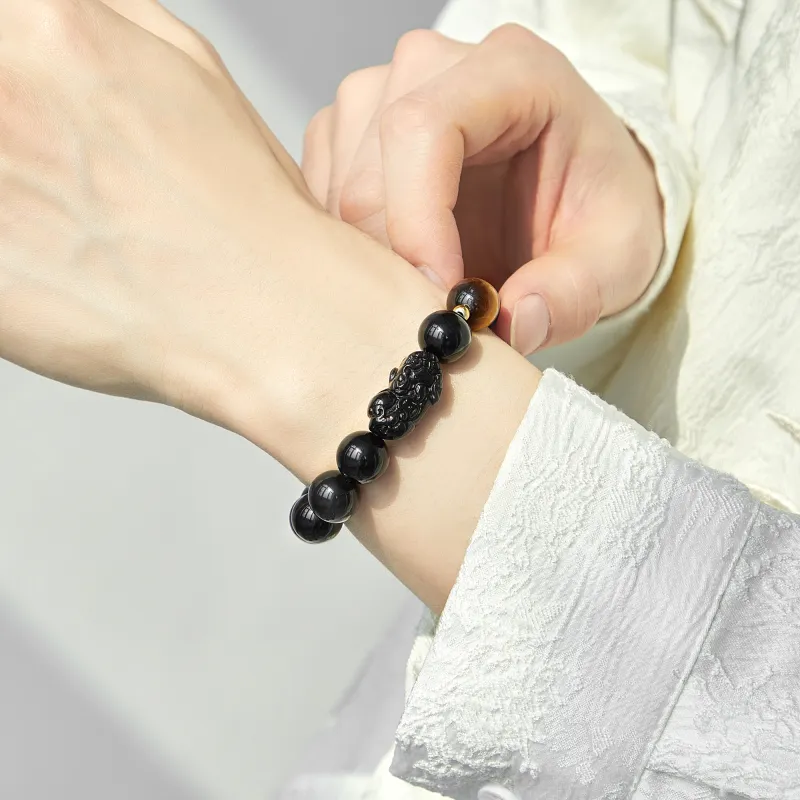 OWNCOOL Obsidian Jade Bracelets Men's-6