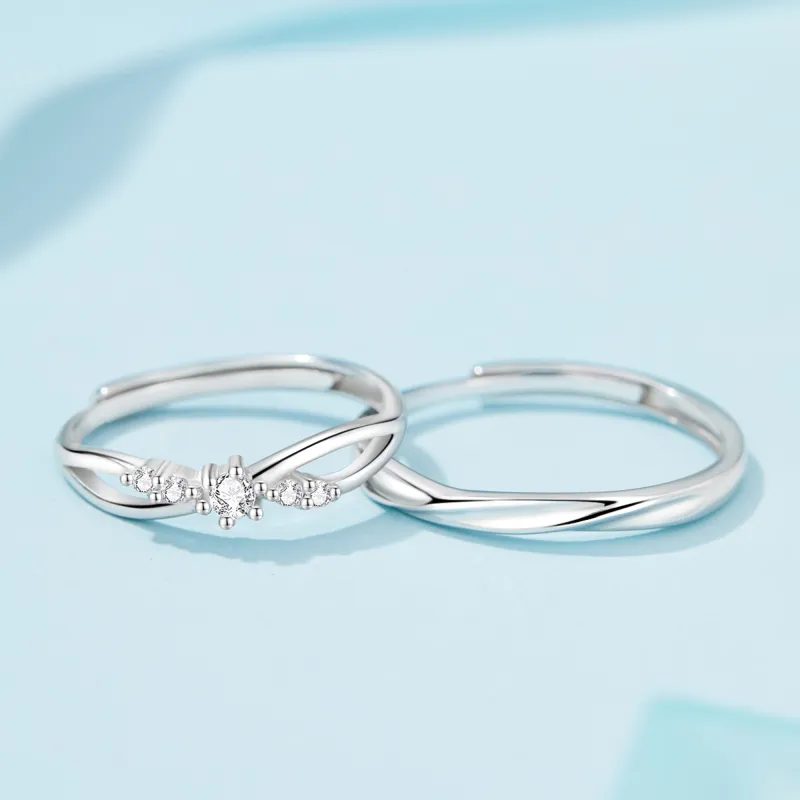 OWNCOOL 999 Fine Silver Gift Box Set Ring Unisex-5