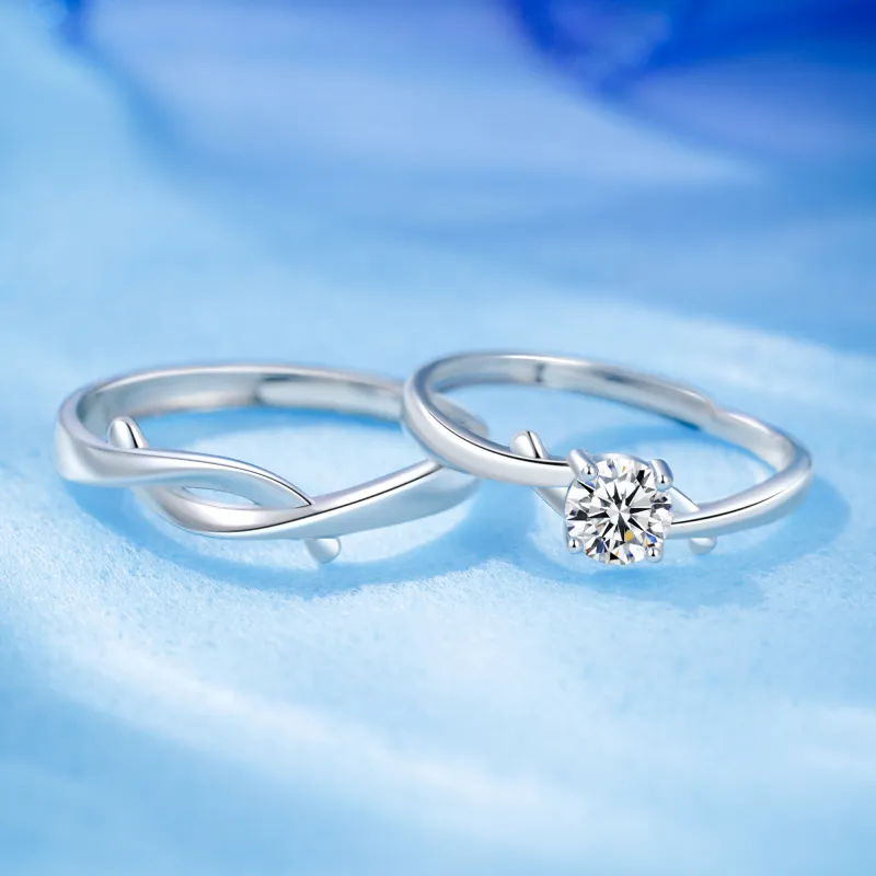 OWNCOOL 999 Fine Silver Ring Gift Box Set Unisex-3