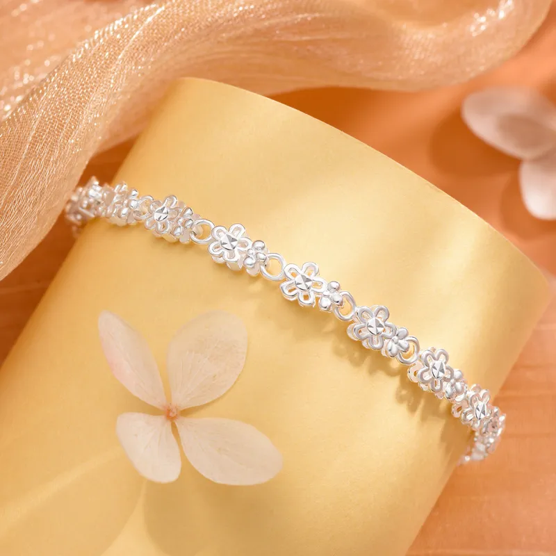 OWNCOOL 925 Sterling Silver Bracelet Box Women's-3