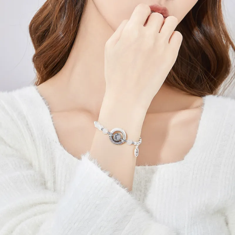OWNCOOL Natural Chalcedony Bracelets Unisex-12