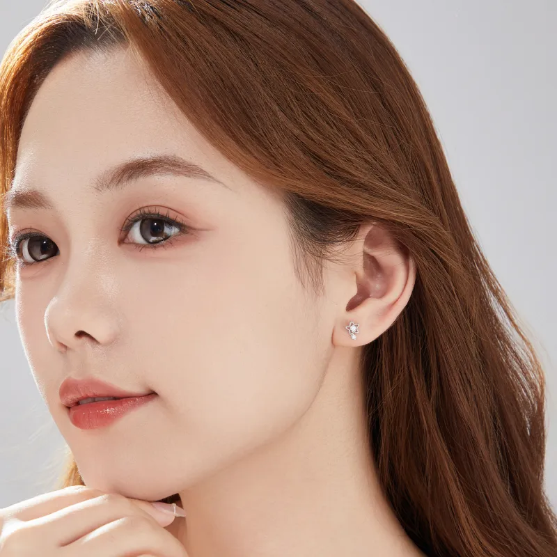 OWNCOOL S925 Silver Stud Earrings Women's-6