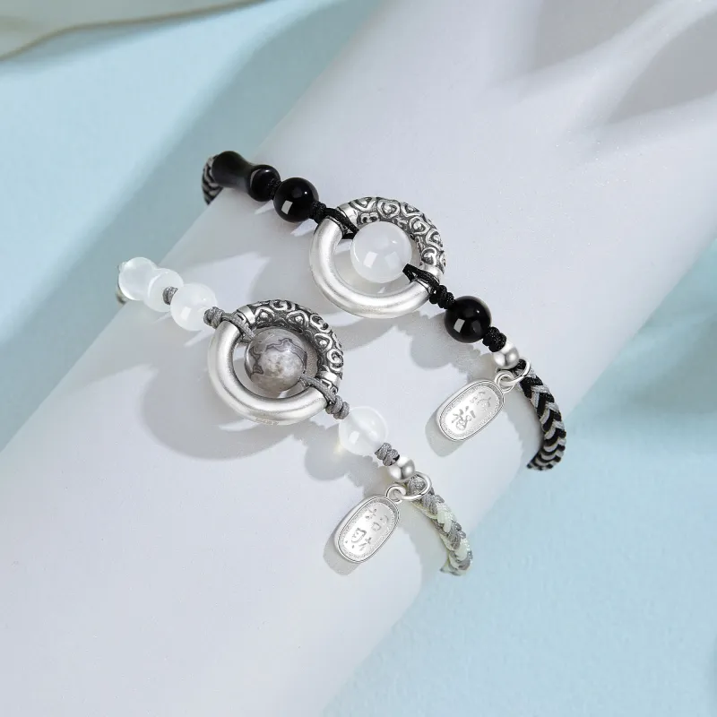 OWNCOOL Natural Chalcedony Bracelets Unisex-1