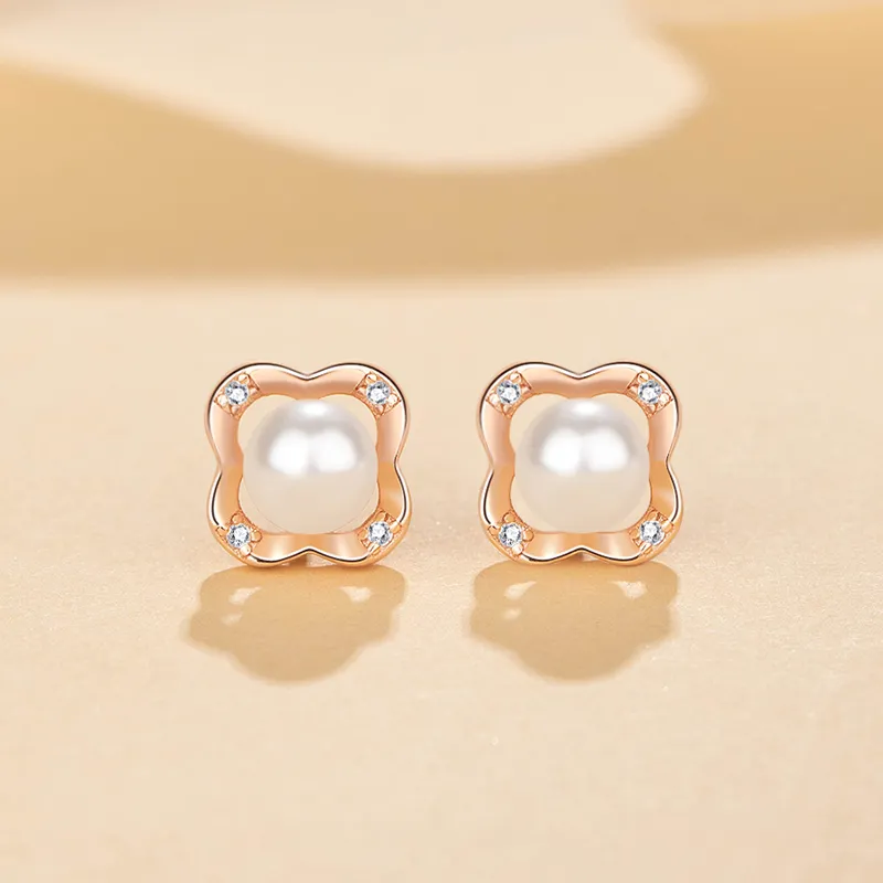 OWNCOOL S925 Sterling Silver Stud Earrings, Gift Box Set Women's-2