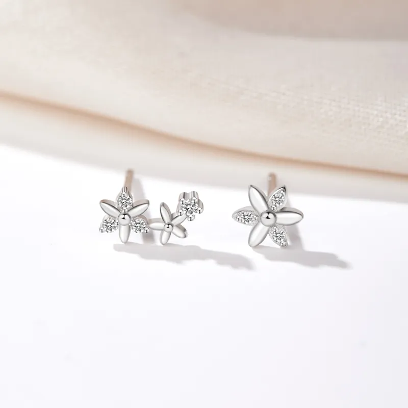 OWNCOOL S925 Silver Stud Earrings Women's-1