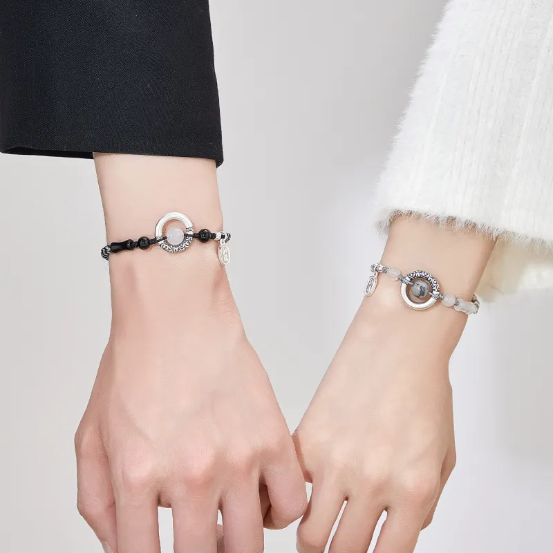 OWNCOOL Natural Chalcedony Bracelets Unisex-4