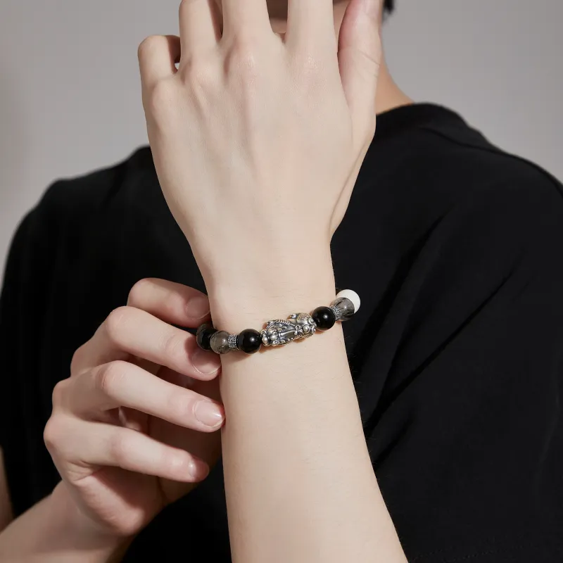 OWNCOOL Obsidian Jade Bracelets Men's-3