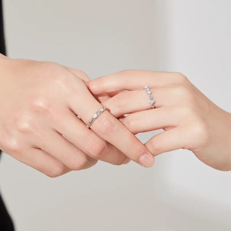 OWNCOOL 925 Sterling Silver Rings Unisex-4