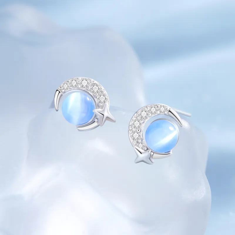 OWNCOOL S999 Fine Silver Stud Earrings Women's-3