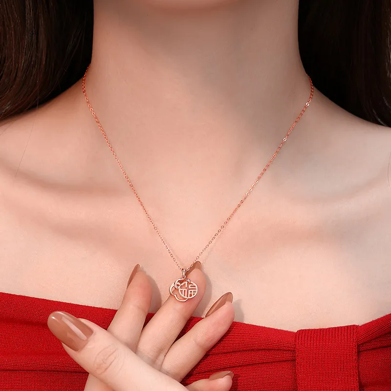 OWNCOOL S925 Silver Necklace Birthday Box Women's-2