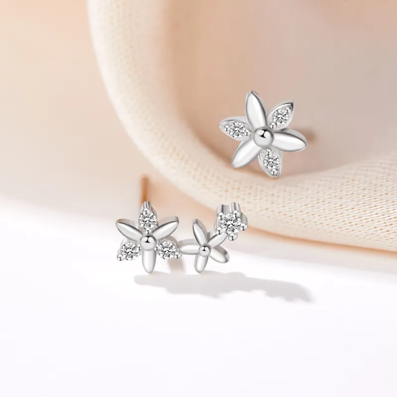 OWNCOOL S925 Silver Stud Earrings Women's-2