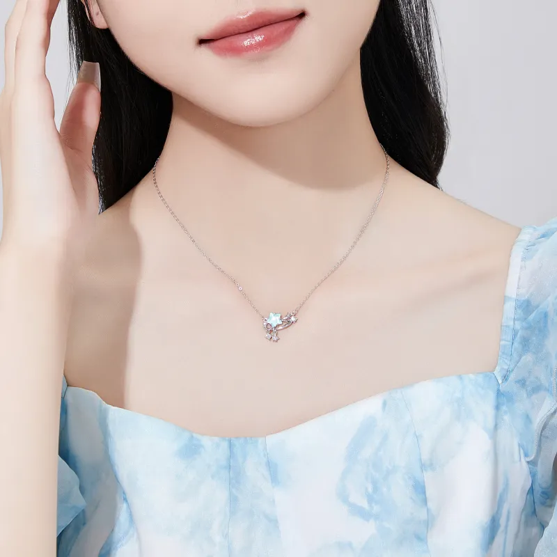OWNCOOL S925 Silver Necklaces Women's Silver-2