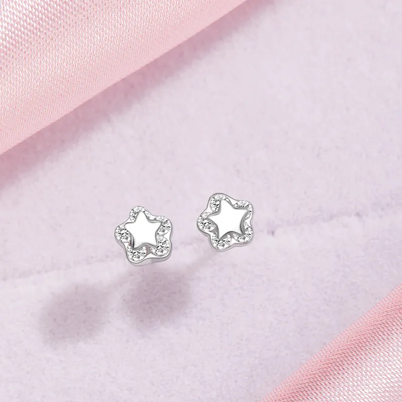 OWNCOOL S925 Silver Stud Earrings Women's-5