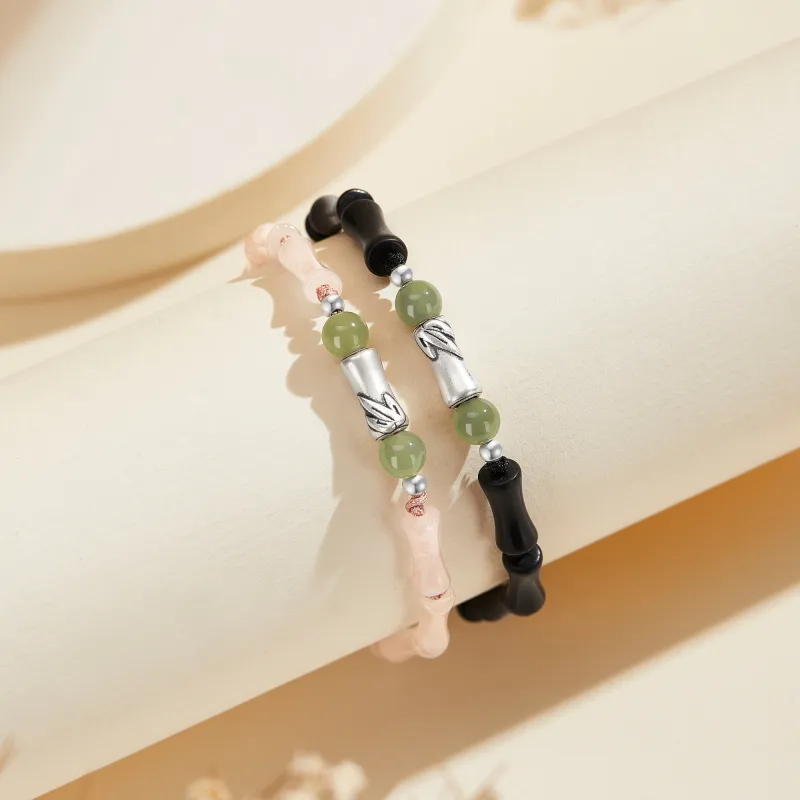 OWNCOOL Hetian Jade Bracelet, Box Green Jade Unisex-12