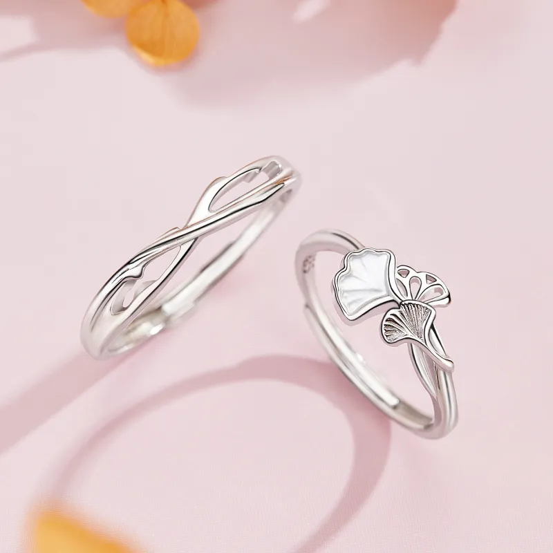 OWNCOOL 925 Sterling Silver Rings Unisex-1