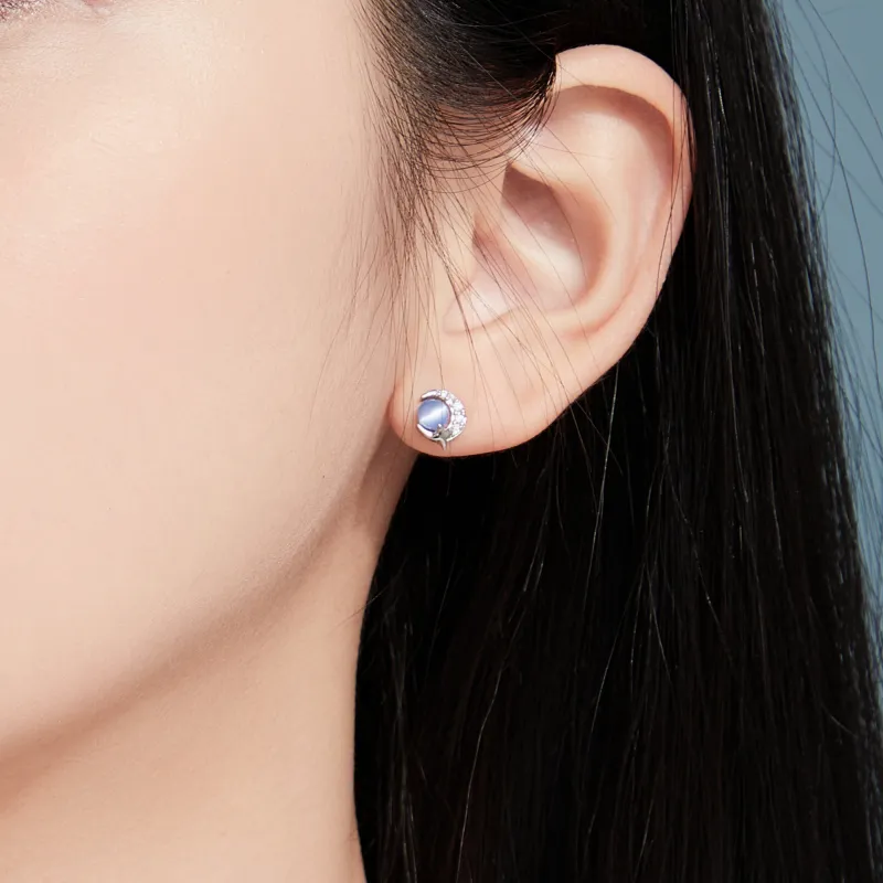 OWNCOOL S999 Fine Silver Stud Earrings Women's-6