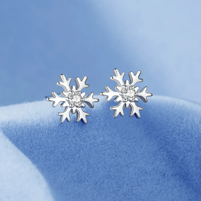 OWNCOOL S999 Fine Silver Stud Earrings Gift Box Set Women's-1