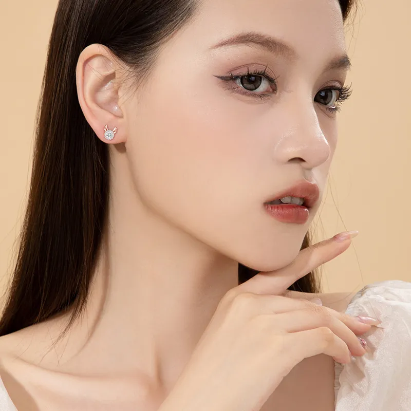 OWNCOOL S925 Sterling Silver Stud Earrings, Gift Box Set Women's-5
