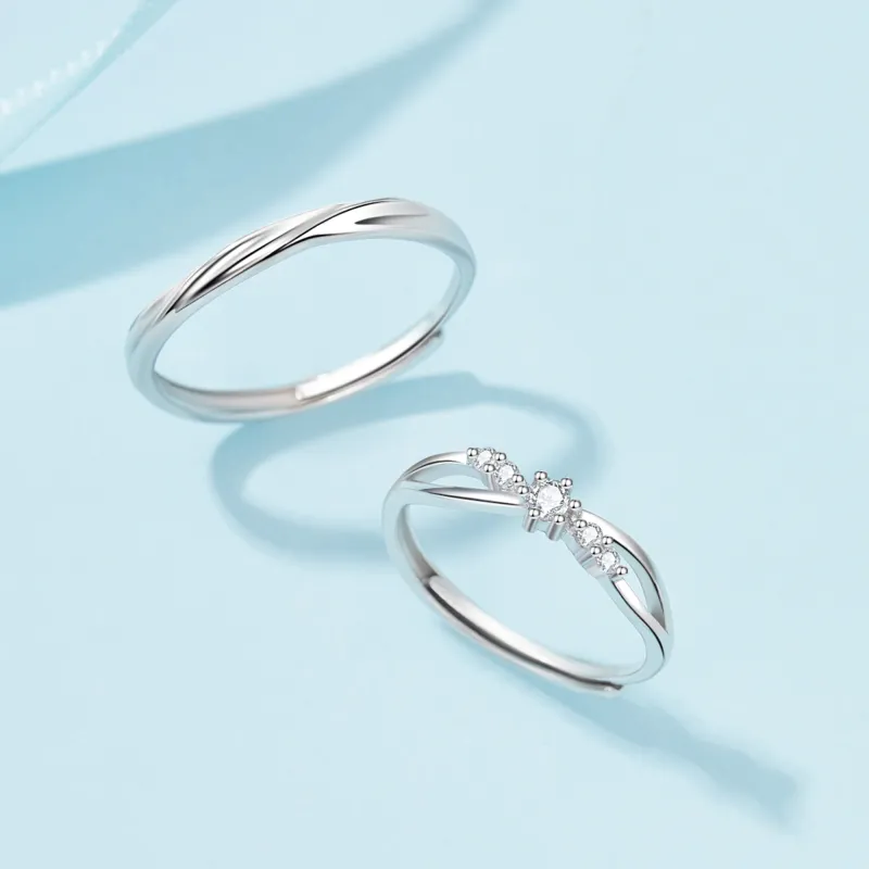 OWNCOOL 999 Fine Silver Gift Box Set Ring Unisex-7